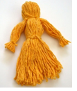 A doll made of yarn